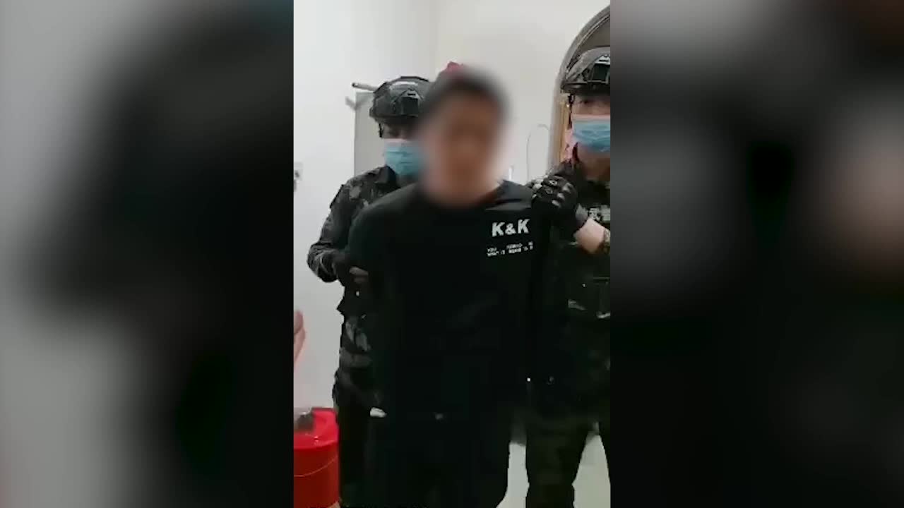 河北一家四口灭门惨案嫌犯落网 抓捕现场曝光
