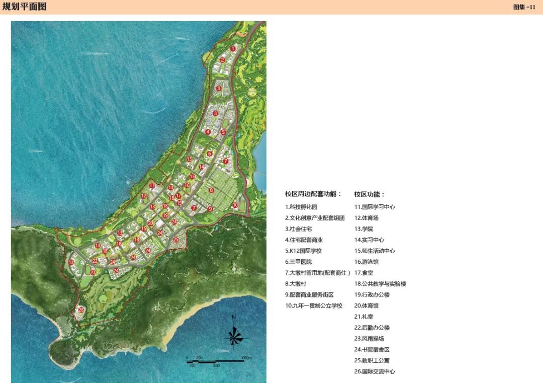 总面积8719亩海南陵水黎安国际教育创新试验区控规定了