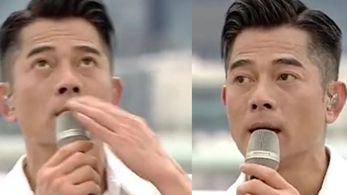 天王郭富城思念亡母，深情演绎《不老的情歌》，向天空致以飞吻