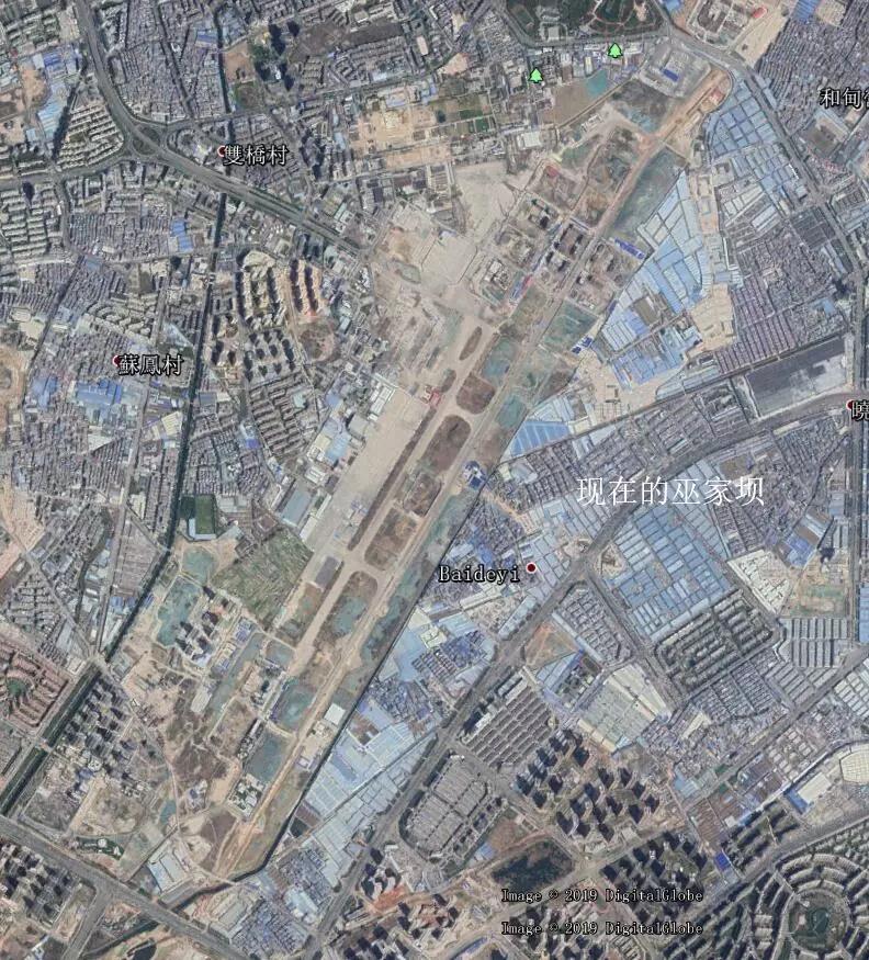 昆明巫家坝机场地图图片