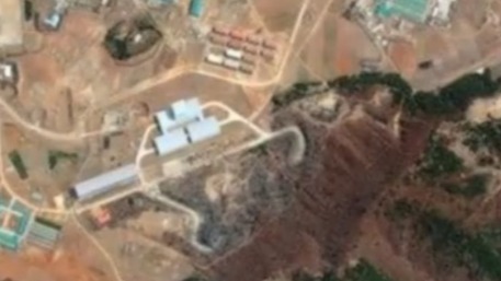美国公开卫星图片：朝鲜平壤周边建大型地下导弹基地