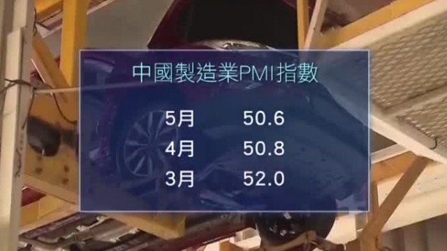 中国5月制造业PMI指数为50.6 比4月回落0.2个百分点