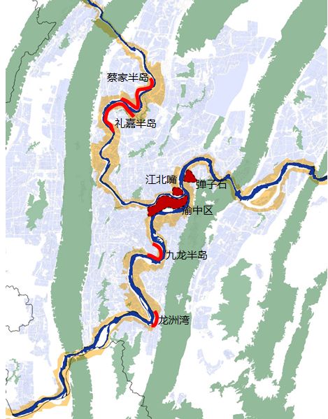 两江四岸是指哪些地方图片