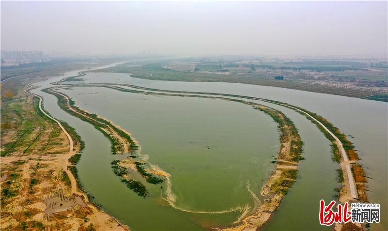 滹沱河生态修复二期工程探访生态风景线在延伸