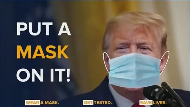 纽约州长将口罩p到特朗普脸上 喊话其以身作则戴口罩