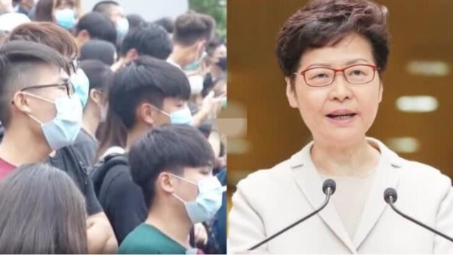 现场！林郑月娥：共有3000多名香港学生因“修例风波”被捕