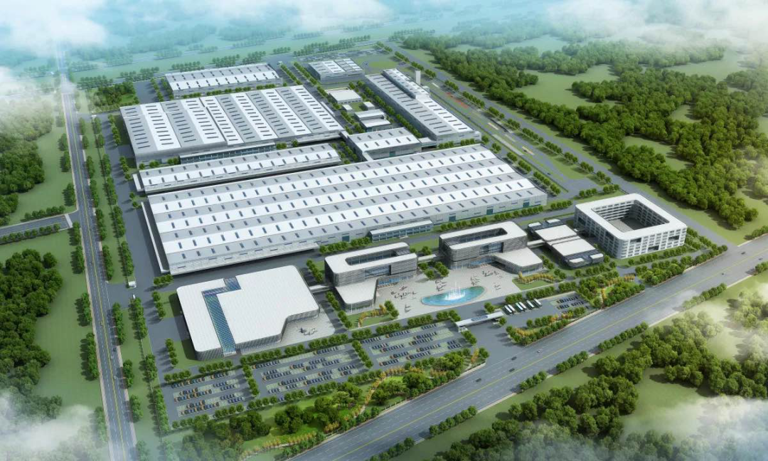 北京汽车制造厂（青岛）有限公司整车制造总部基地效果图