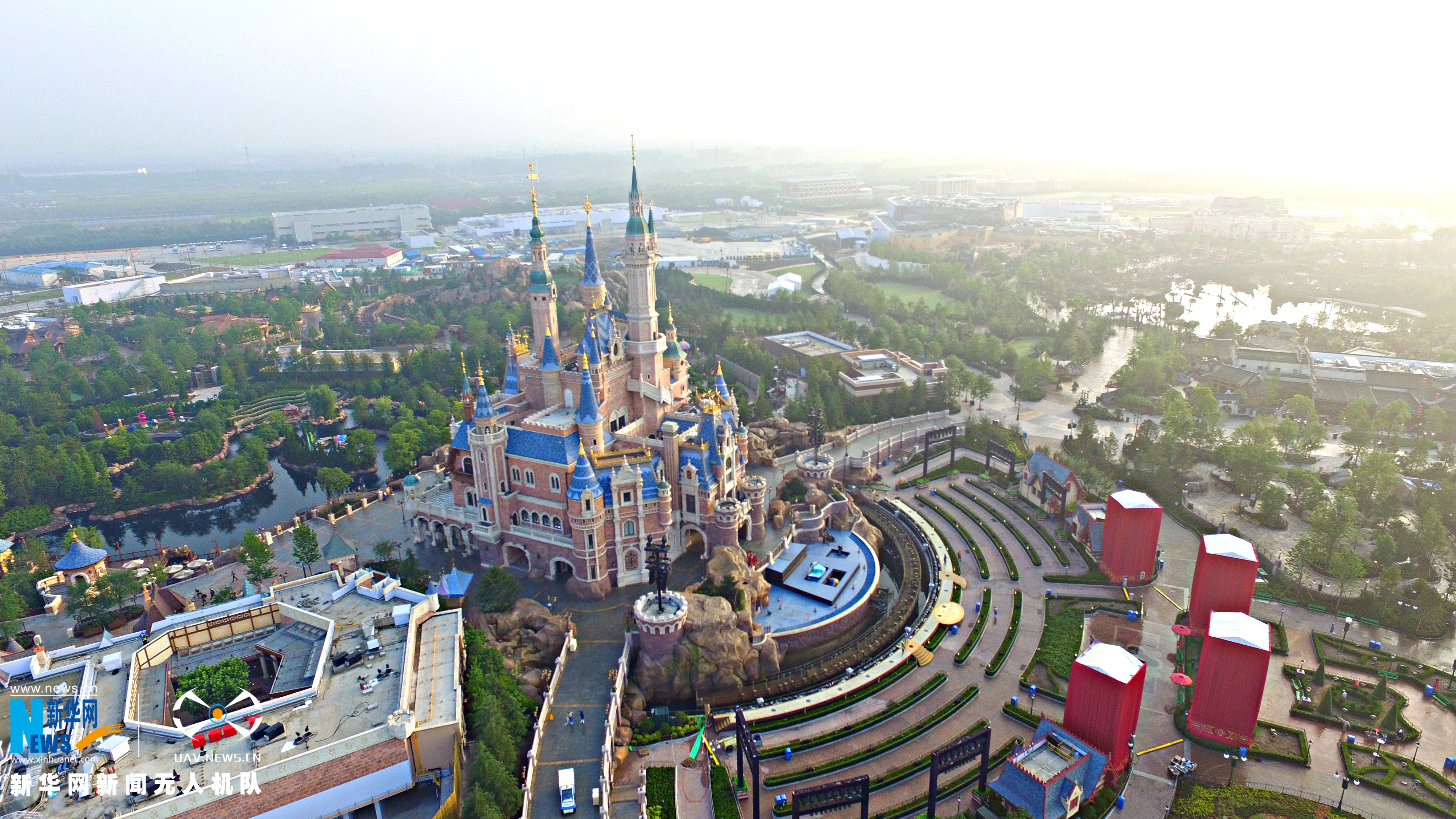 上海的士迪士尼乐园图片