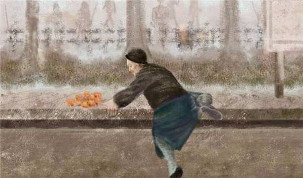 漫画中刻画的父亲的背影