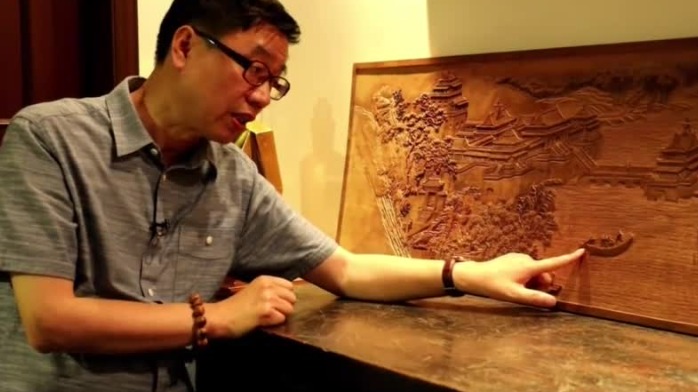 卢小华创作薄浮雕作品还不忘给自己设定条件，简直太苛刻了