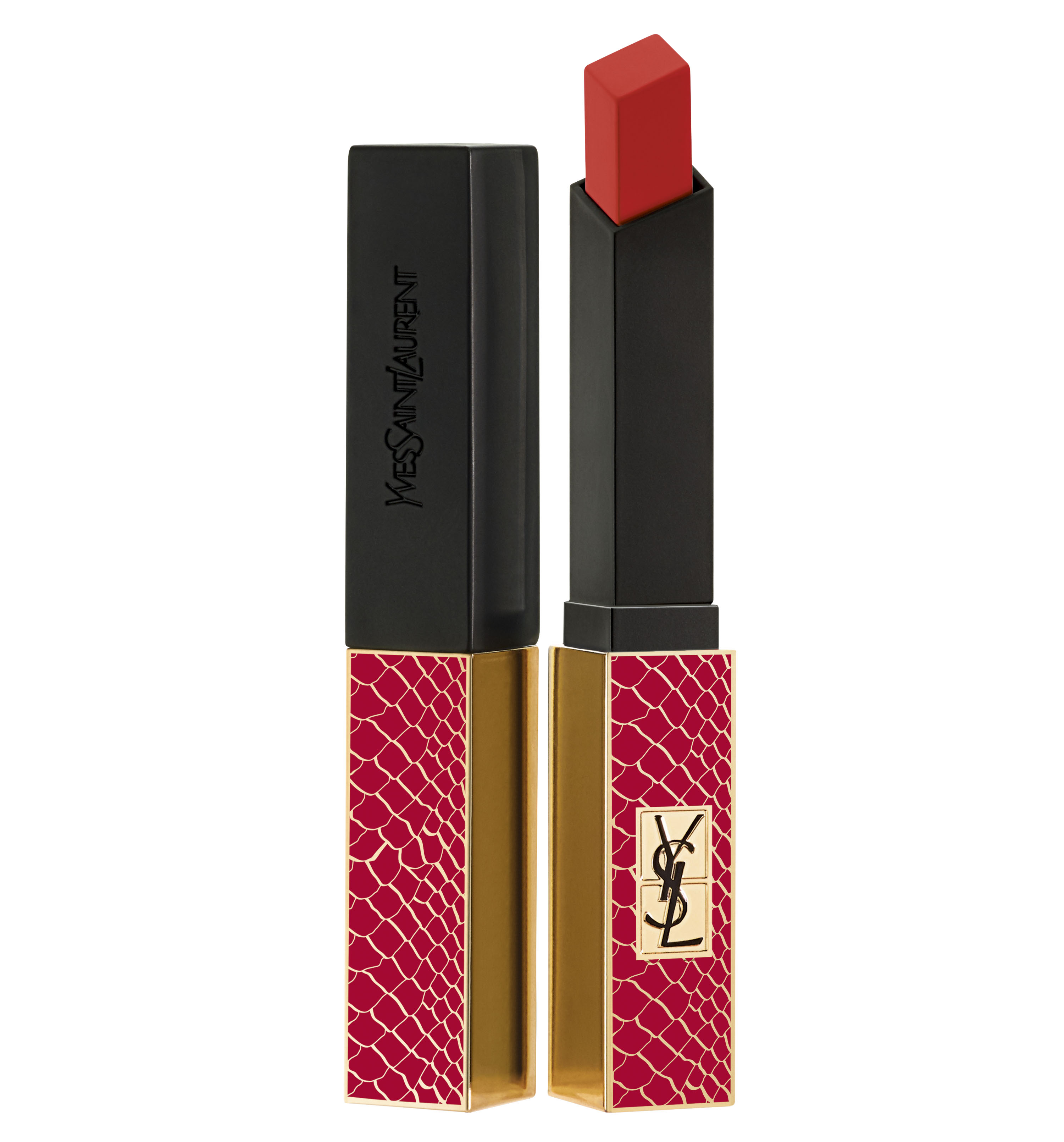 21 #28*产品注册名:圣罗兰细管哑光纯口红ysl圣罗兰小金条高定鳄纹