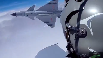 中国空军首度公布战机“狗斗”视频