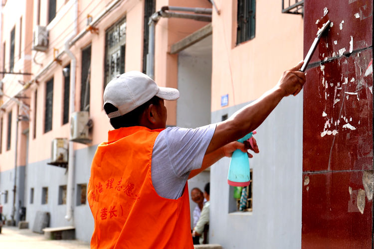 章丘小巷管家朱守营绣出城市街巷精致画卷