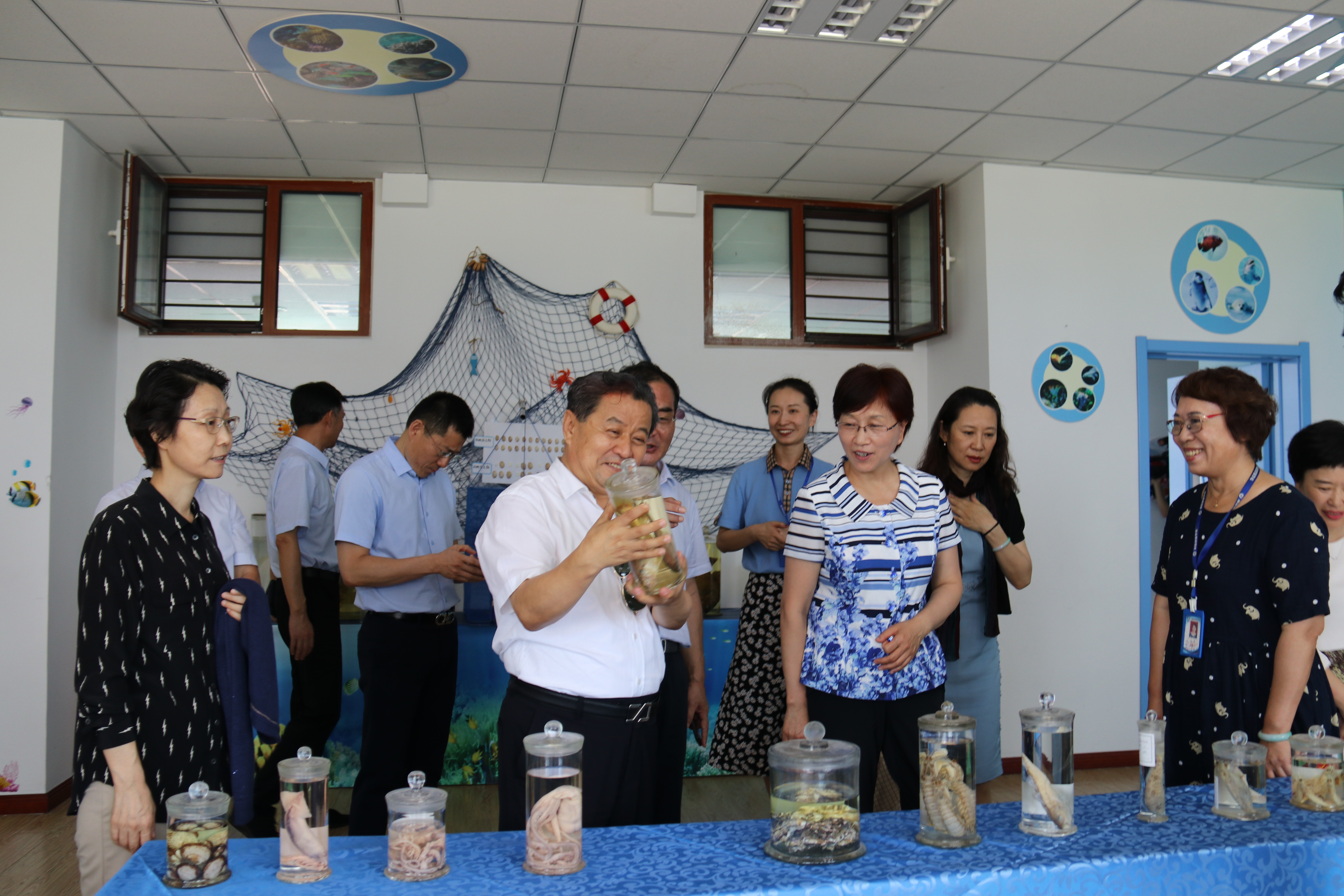 市人大,市教育局领导莅临海大附属银海学校视察指导工作凤凰网青岛