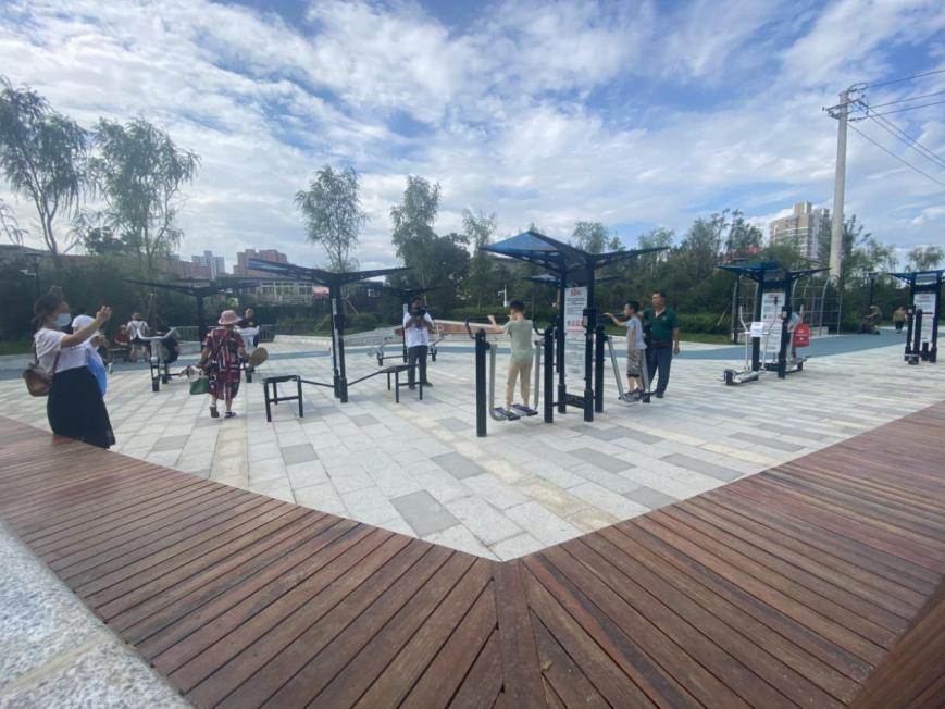 槐荫区17000平米的康养公园拍了拍你，位置在这里！