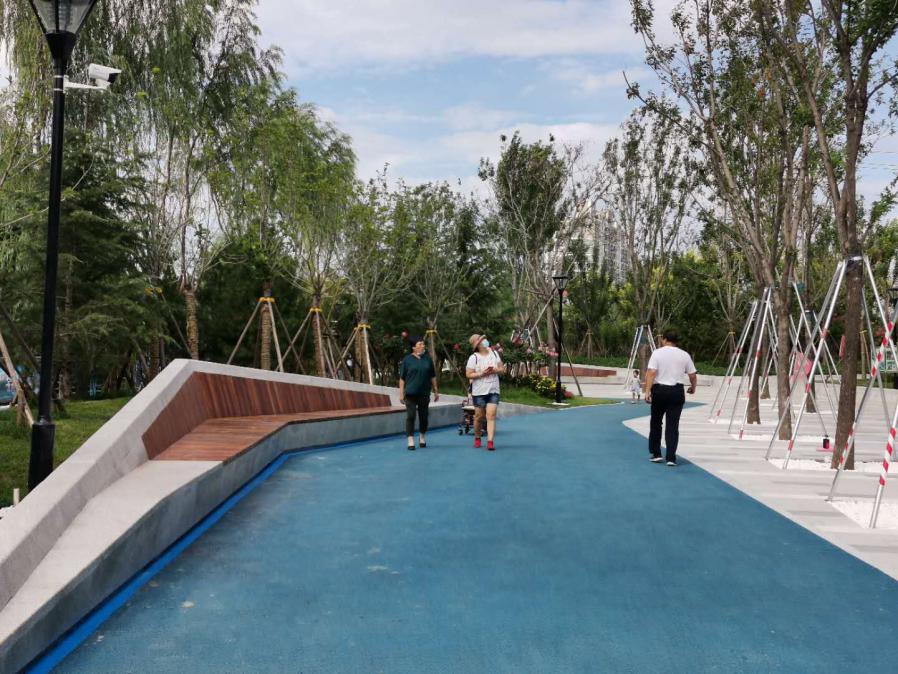 槐荫区17000平米的康养公园拍了拍你，位置在这里！