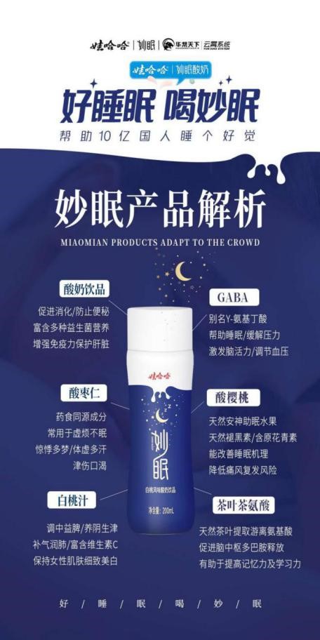 娃哈哈妙眠酸奶饮品调查:夸大助眠功能,层级营销疑传销