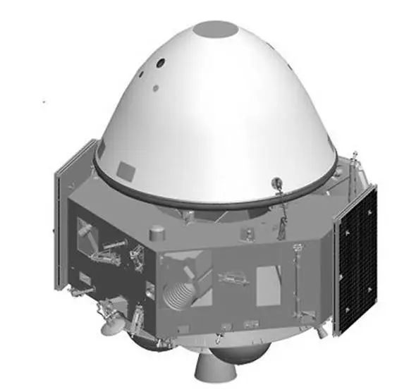 天问一号组合体飞行器结构图(图片来源:中国航天)
