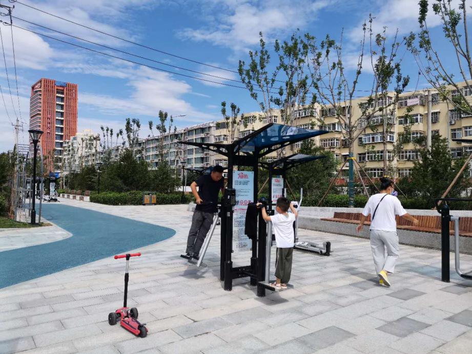 槐荫区17000平米的康养公园拍了拍你，位置在这里！