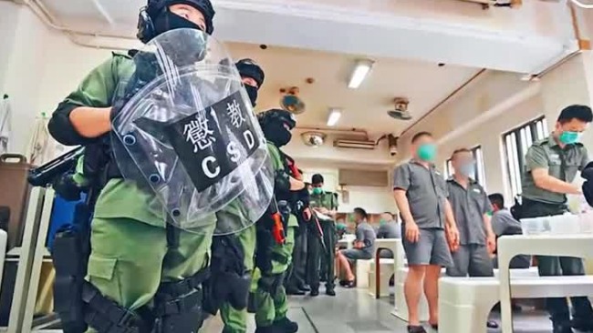 香港16名囚犯因不满防疫措施作乱 惩教署果断出手