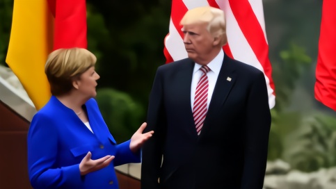美国从德国撤军 法媒：特朗普毫不掩饰对默克尔的恨