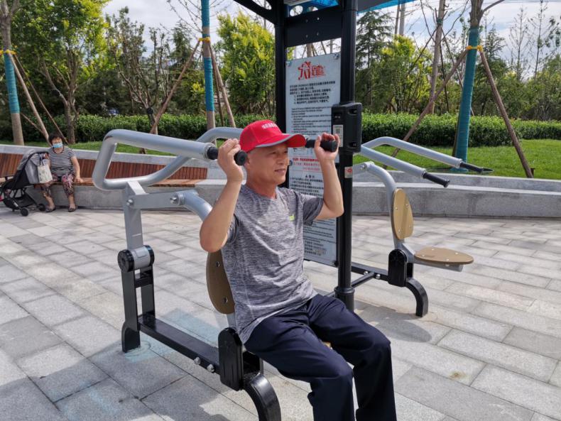 槐荫区17000平米的康养公园拍了拍你，位置在这里！