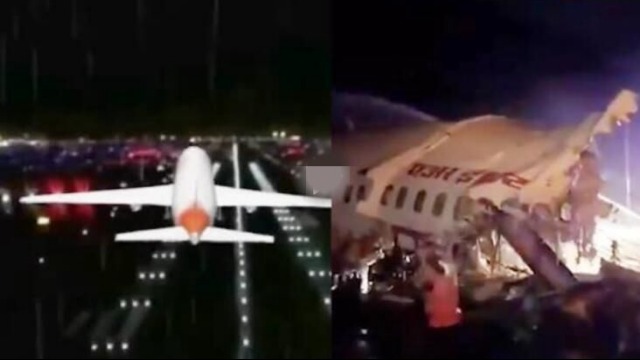 动画还原印度客机惨烈事故：咚的一声 机身下方冒红光