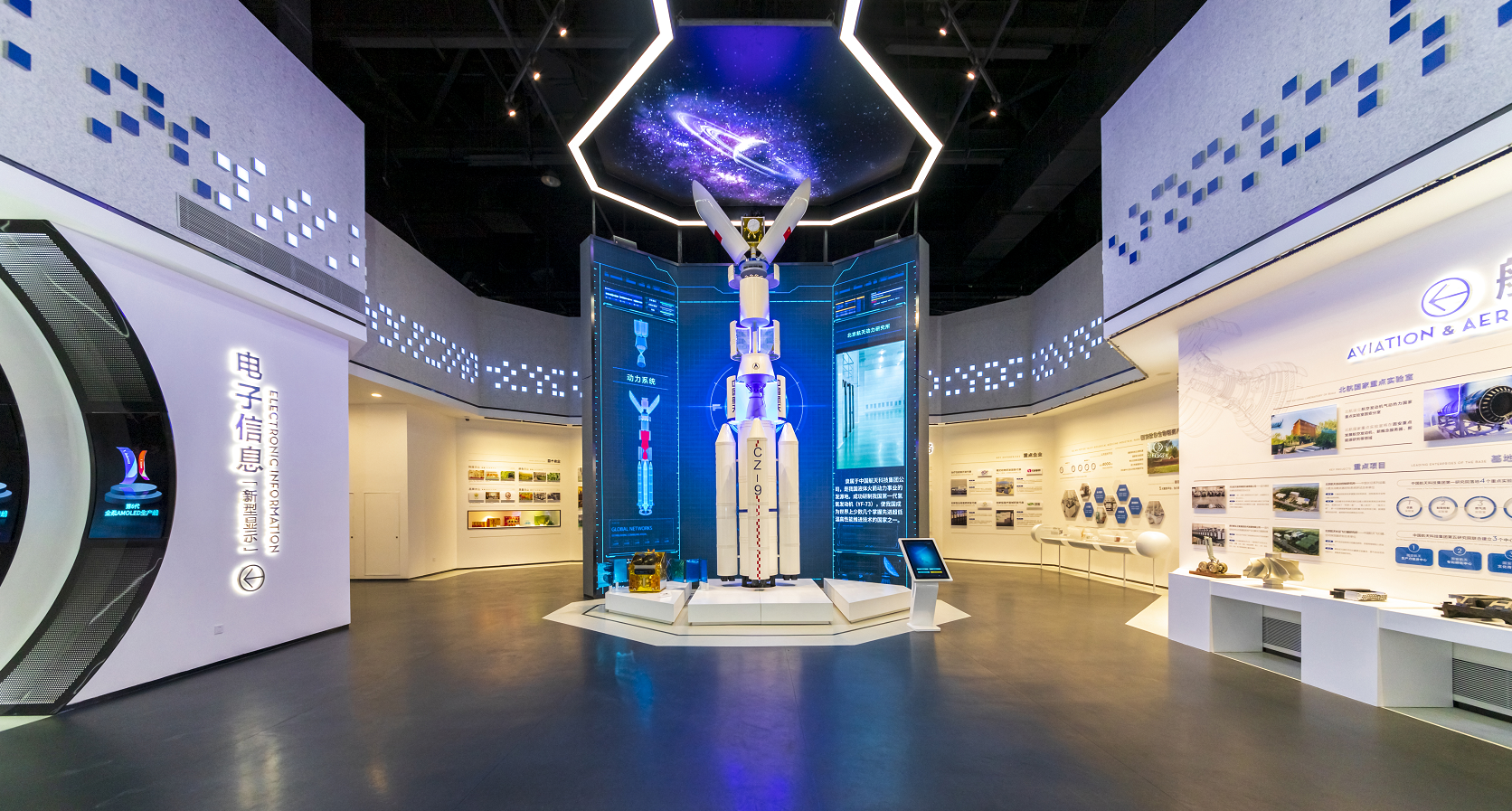 图：固安规划馆内景