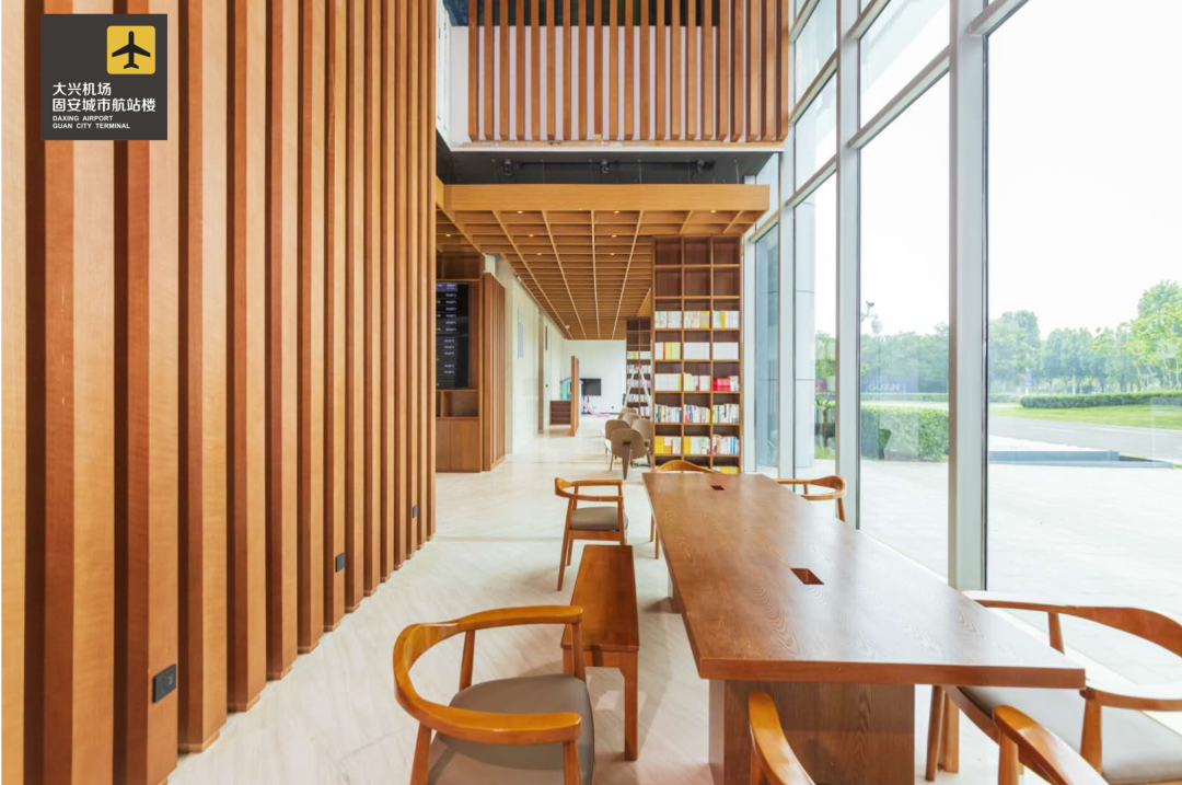图：大兴机场固安城市航站楼候机处