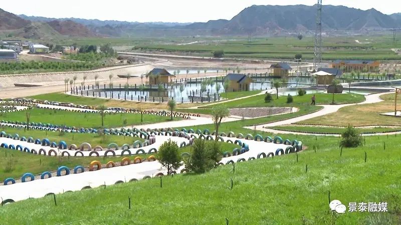 醉美桃花村靓丽南大门 甘肃景泰这块仙境藏不住了！