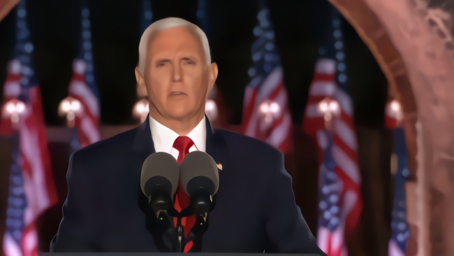 特朗普彭斯中国GDP_彭斯和特朗普图片(2)