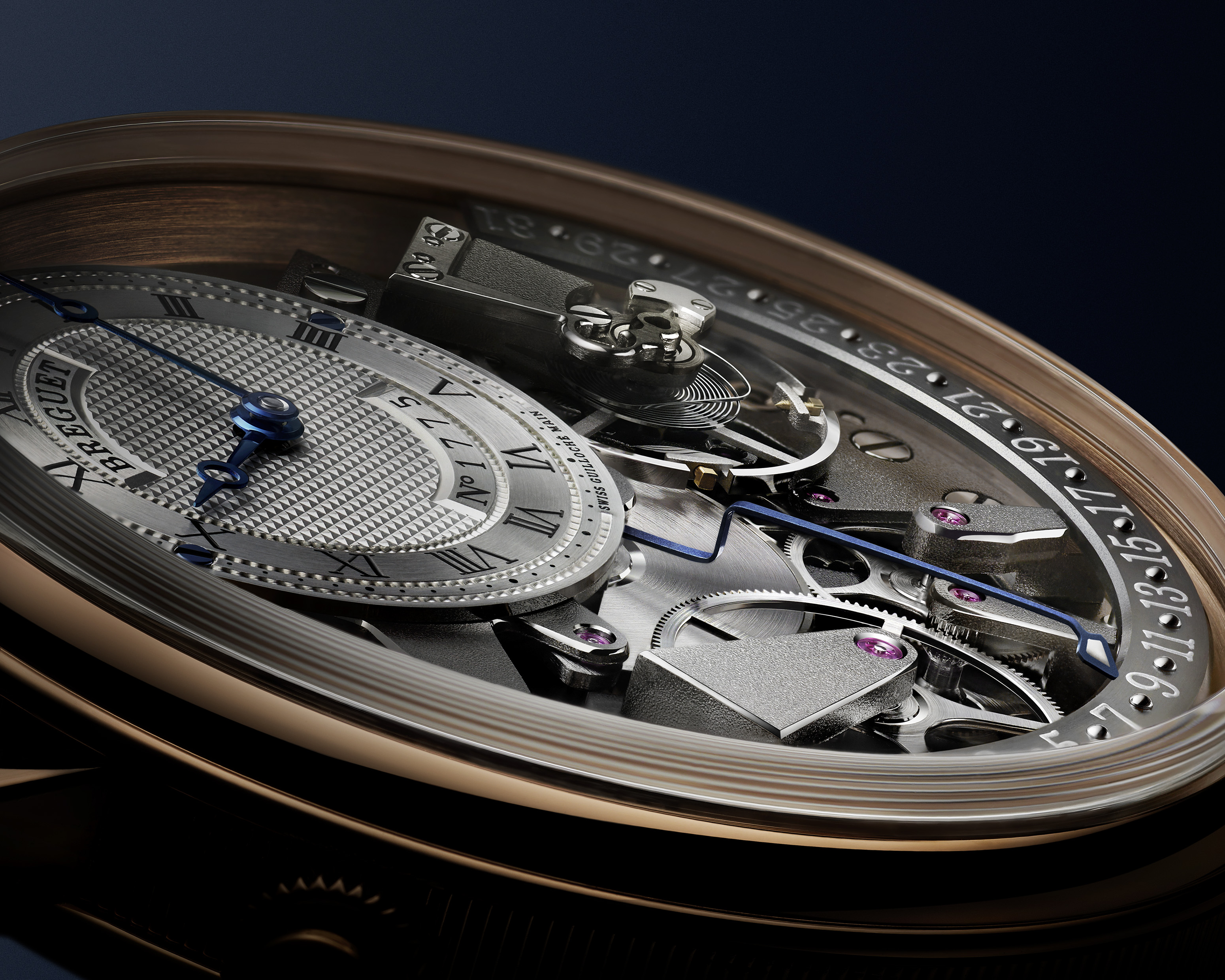 宝玑Tradition传世系列7597日期逆跳腕表