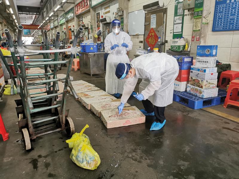龙岗疾控部门有效处置全省首例进口冷冻食品检出新冠病毒核酸阳性疫情