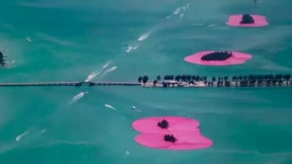 大地艺术：克里斯托夫妇曾用粉红色纤维“包裹”了11个岛屿