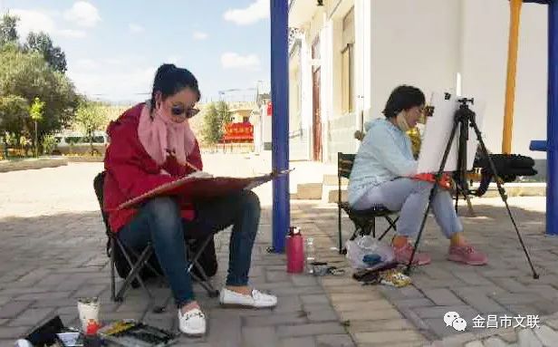 金昌画家用画笔讲好金昌故事  描绘家乡美景