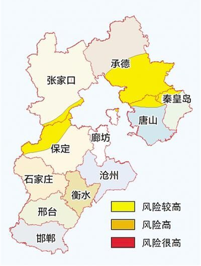 河北省發佈地質災害氣象風險預警這5地風險較高