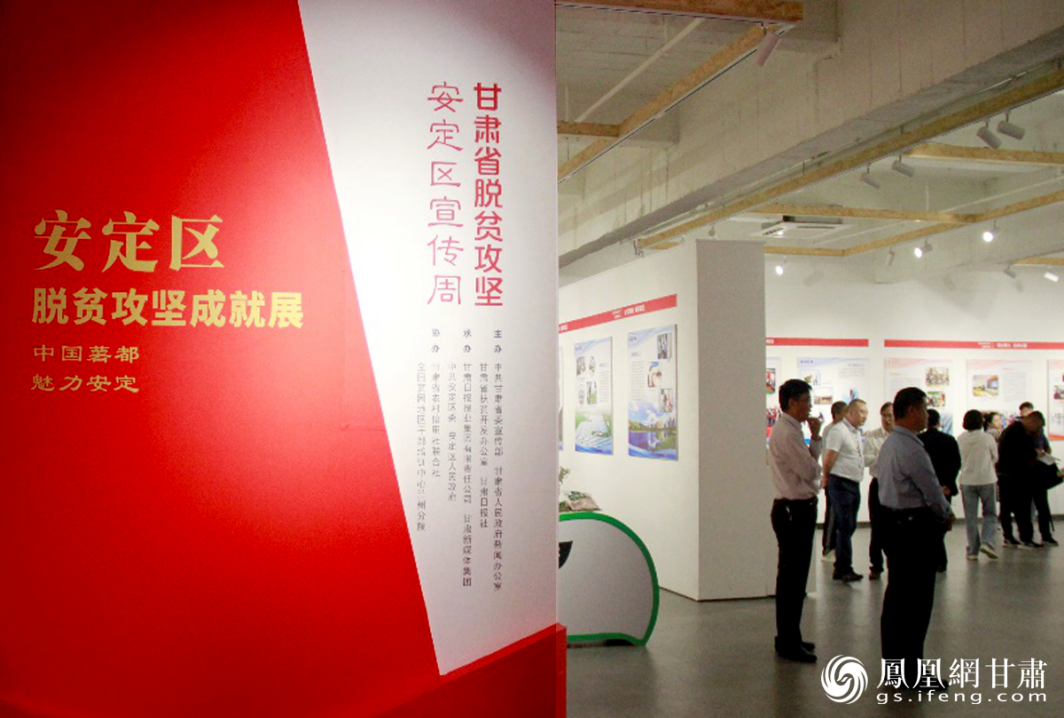 脱贫攻坚成就展全面展现安定区新风采 聂颖颖 摄