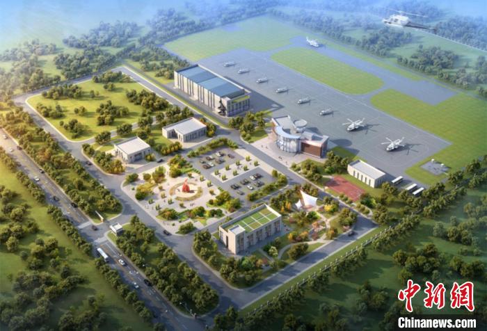 图为机场效果图 白银区委宣传部供图