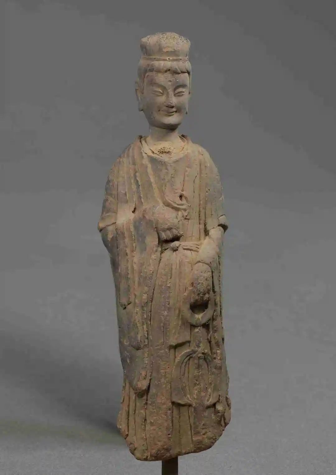 泥塑菩萨立像 北魏晚期