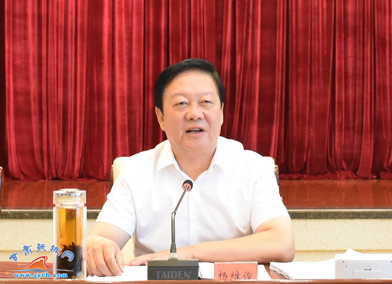 杨维俊:重大项目百日攻坚 再派政策红包助企快发展