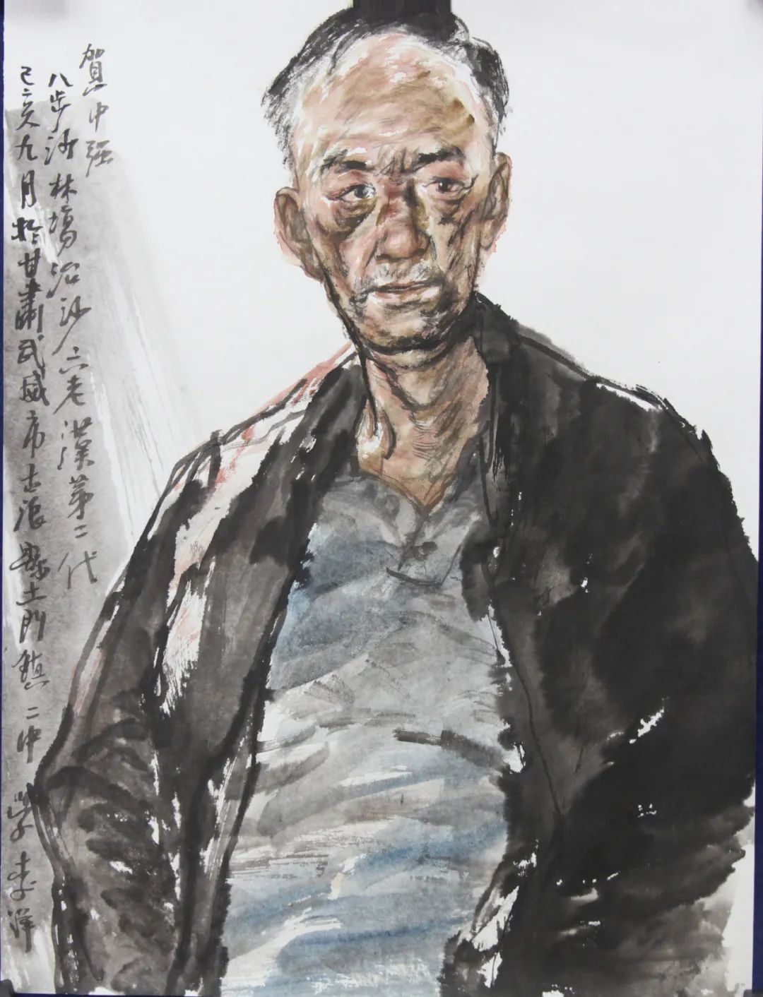 为时代楷模立像八步沙六老汉美术作品展一