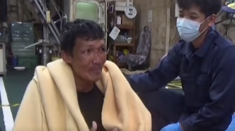 驶往中国货船东海沉没 幸存者痛哭：就我一个活着？