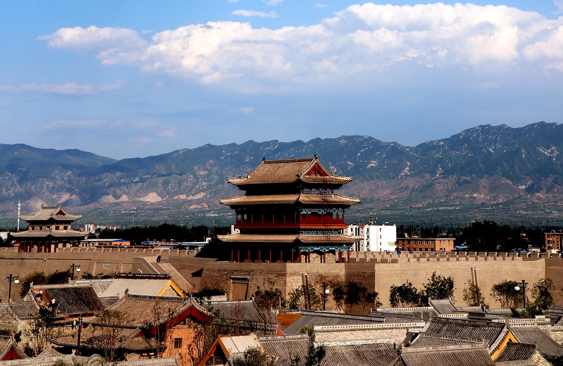 图为忻州古城