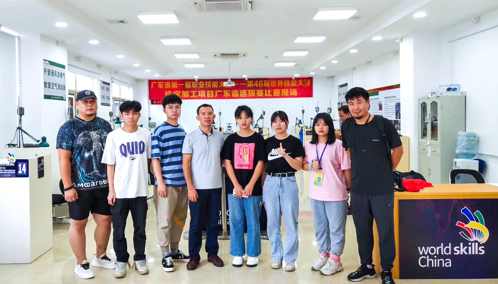 郑敬诒职校学生参加第46届世界技能大赛广东选拔赛