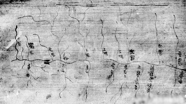 放马滩秦墓出土的木板地图