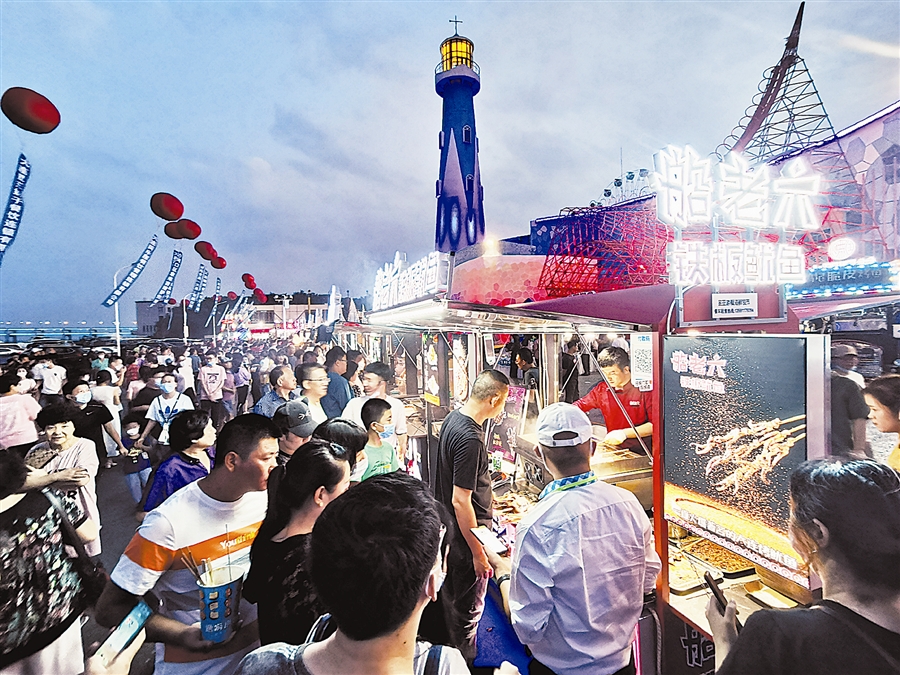 大连国际海鲜节暨圣亚游艇海鲜夜市盛大开幕