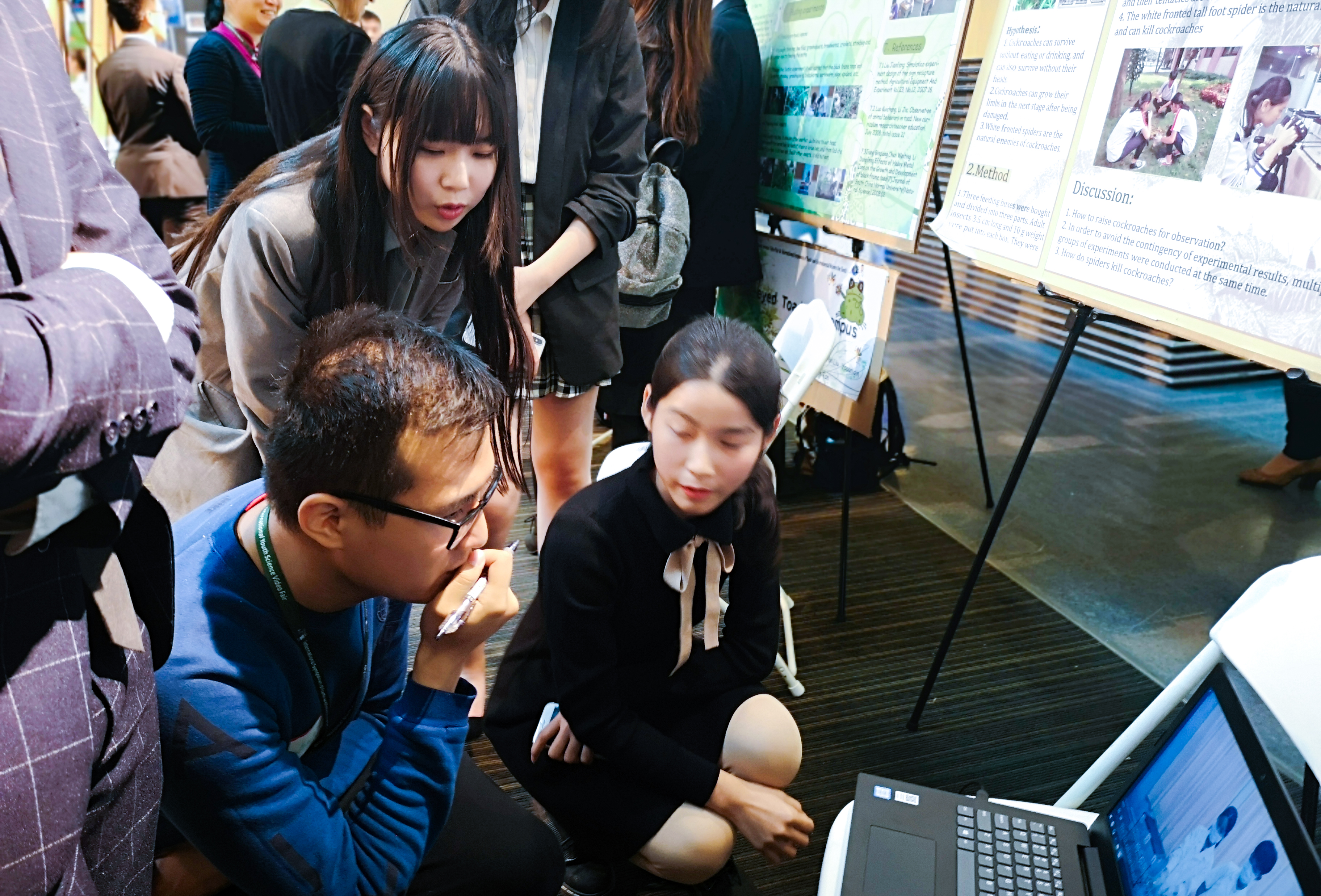 胡宝星职校学生参加2019年国际青少年科学影像大赛现场