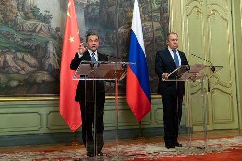 王毅：中俄要在四个方面加强合作