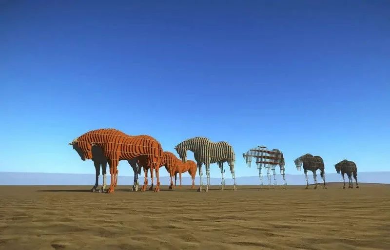 2020中国·民勤第三届沙漠雕塑创作营作品欣赏