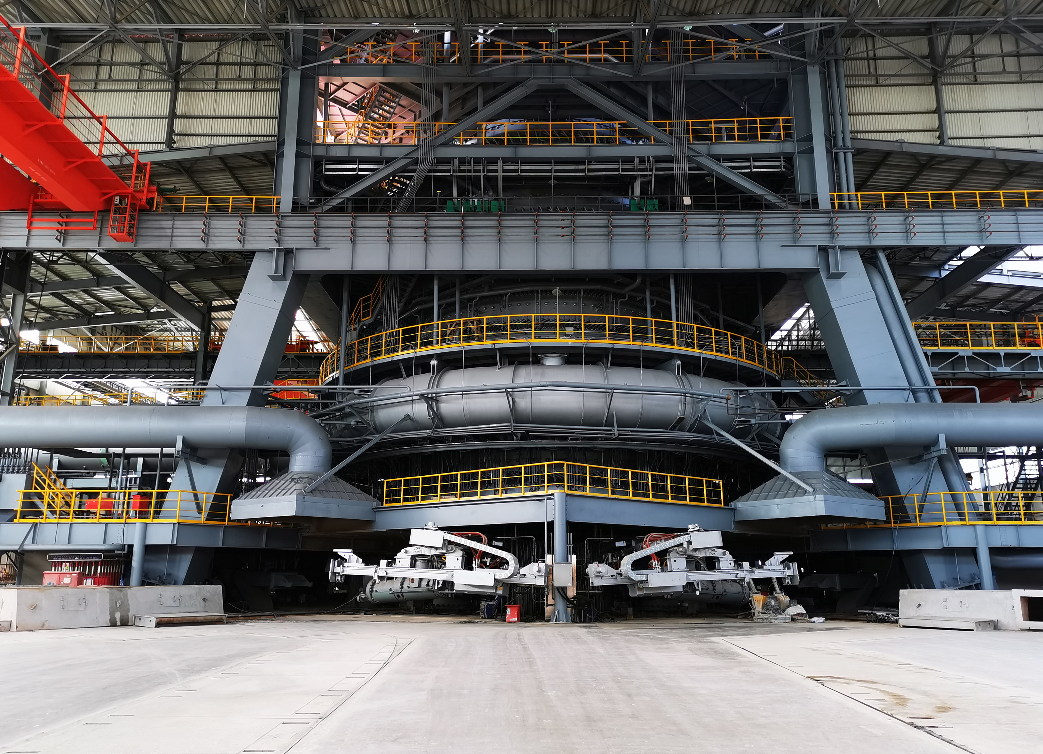 整洁的高炉平台